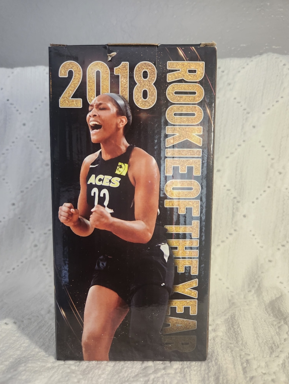 A'JA WILSON #22 Aces 2018 Rookie Of The Year WNBA Bobblehead